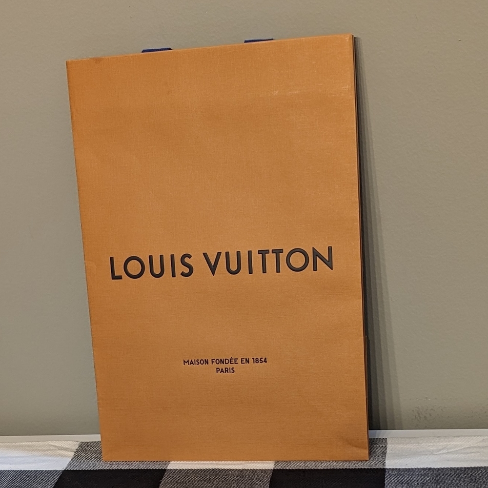 Louis Vuitton Small/Tall Paper Shopping Bag #1